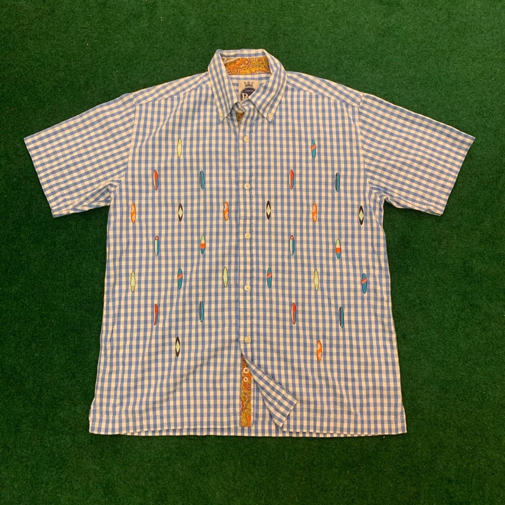 Robert Graham Men’s sz M button down surf shirt